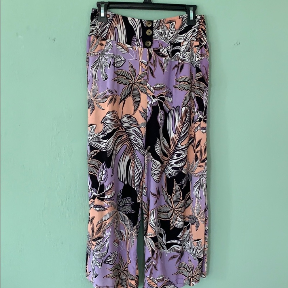 🌸Tropical Print Palazzo Pants🌺